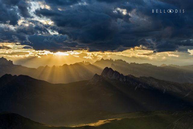 160738  Summer sunset in the Dolomites