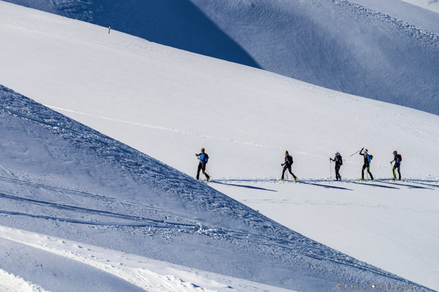 Ski mountaineering in the Alps